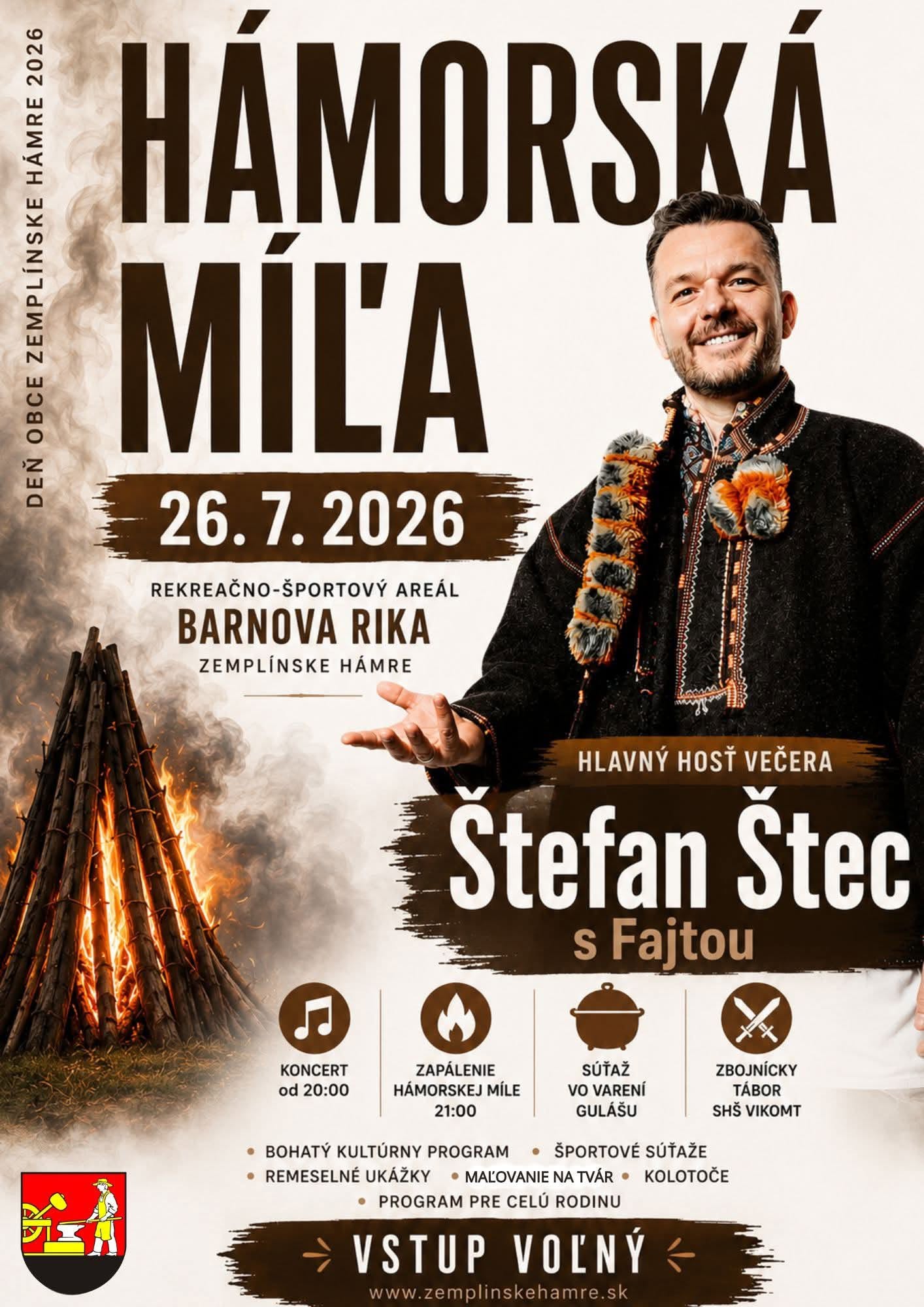 HÁMORSKÁ MÍĽA 2026 HÁMORSKÁ MÍĽA 2026
