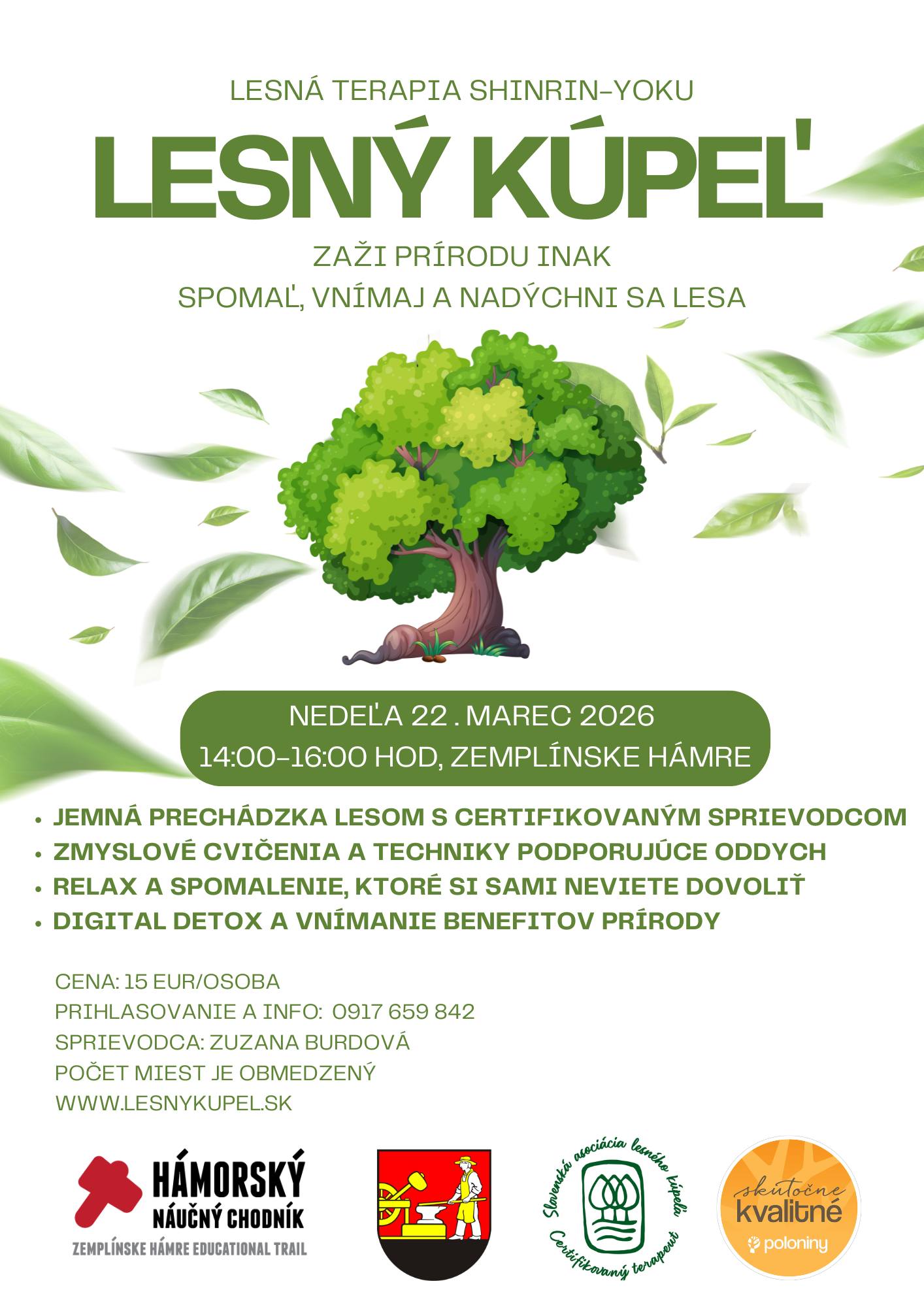 Jarný lesný kúpeľ 2026